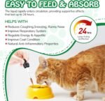 Cat Antibiotics for Infections, Natural Antibiotics for Cats, Antibiotic Pet Supplements Support Immune & Cats Allergy Relief, Cat Multivitamin UTI Drops, All Ages & Breeds, Chicken Flavour,2.02 Fl Oz - Image 13