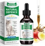 Cat Antibiotics for Infections, Natural Antibiotics for Cats, Antibiotic Pet Supplements Support Immune & Cats Allergy Relief, Cat Multivitamin UTI Drops, All Ages & Breeds, Chicken Flavour,2.02 Fl Oz - Image 15