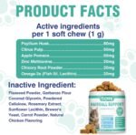 Cat Hairball Remedy Treats, 150 Soft Chews Cat Hair Ball Treatment Furball Control Relief Helps Eliminate and Prevent Hairballs for Indoor Cats Supports Skin and Coat Digestion Chicken Flavor - Image 8