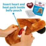 Original Snuggle Puppy Toys - Heartbeat Puppy for Dogs - Dog Plush for Anxiety Relief, Calming Aid, and Comfort Toy for Behavioral Training in Black - Image 6