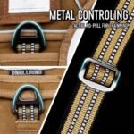 Tactical Dog Harness for Medium Large Breeds, No Pull Dog Harness with ID Card, Reflective Dog Harness with Molle, Easy Control Adjustable Dog Vest for Walking Hiking Training with Handle - Image 9