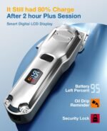 oneisall Dog Clippers for Grooming for Thick Heavy Coats/Low Noise Rechargeable Cordless Pet Shaver with Stainless Steel Blade/Waterproof Dog Shaver for Dogs Pets and Animals - Image 7