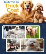 oneisall Dog Clippers for Grooming for Thick Heavy Coats/Low Noise Rechargeable Cordless Pet Shaver with Stainless Steel Blade/Waterproof Dog Shaver for Dogs Pets and Animals - Image 8