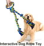 Large Dog Rope Toys for Aggressive Chewers - Pitbull Tug of War, Heavy Duty, Outdoor, Medium to Large Breed Dog Chew Rope with Handle - Image 5