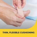 Dr. Scholl's Moleskin Plus Strips (4.13” x 3.35”,) // All-Day Pain Relief and Protection from Shoe Friction with Soft Padding That Conforms to the Foot and Can Be Cut To Any Size - Image 5