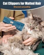 oneisall Pet Clipper for Cat Matted and Long Hair, Shaver Quiet Pet Clippers Waterproof Cordless Cat Clippers for Matted Hair with Storage Bag - Image 3