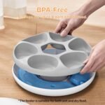 iPettie Donuts Frost 6 Meal Cordless Automatic Pet Feeder, Dry & Wet Food Automatic Cat Feeder with Two Ice Packs, Rechargeable Massive Battery, Programmable Timer, Holds 6 x ½ lb. of Food - Image 7