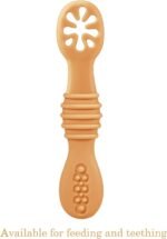 PandaEar 7 Pack Silicone Baby Feeding Spoon| Baby led Weaning Spoon for Self Feeding First Stage| Infant Toddler Baby Spoons 4 6months| BPA Free - Image 7