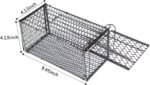CZXJKKL Foldable Mouse Cage Anti Bite and Anti Escape Hamster Cage Pet Rodent Feeding Box (Hamster/Squirrel/Mouse) 9.5 * 4.1 * 4.1inch 2pcs - Image 3