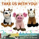Farmyard Friends Dog Plush Toys, Soft, Washable & Durable, Interactive Squeaky Toys, Perfect for Small, Medium, & Large Breeds, Ensuring Endless Entertainment, 3 Pack Cute Dog Plushies - Image 8