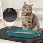 ZuHucpts Large Cat Litter Mat Trapper -120 x 70cmPack of 1 Honeycomb Double Layer Litter Mat -Traps Messes, Easy Clean and Durable, Non Toxic Trapper Rug Suitable for Litter Tray ( Gray ) - Image 10