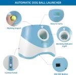 Automatic Dog Ball Thrower Launcher with 12 PCS Tennis Balls,Thrower Distance 10-30ft, Interactive Fetch Machine Toy for Small Dogs (Blue Ball Launcher) - Image 7