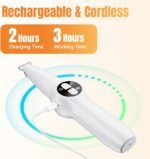 Mcbazel 2 in 1 Dog Paws Trimmer Nail Driller for Pet, Electric Dog Nail Grinder Low Noise Pet Paws Grooming Trimmer with LED Light for Eyes, Ears and Face - Image 8