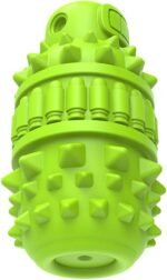 PIFFZEDO Natural Rubber Dog Toy for Large Medium Breed Aggressive Chewer Super Power Dog Chew Toys Squeaky Dog Birthday Toy Dog Toothbrush Interactive Tough Durable Dog Toys(Green,Large) - Image 8
