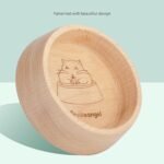 Niteangel Wooden Hamster Feeding Bowl - Small Animal Food Dish for Dwarf Syrian Hamsters Gerbils Mice Degus or Other Similar-Sized Small Pets (Hammy Pattern, for Syrian) - Image 7