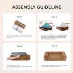 Bedsure Orthopedic Dog Beds Large Sized Dog, Waterproof Memory Foam Pet Bed with Sides, Non-Slip Bottom and Egg-Crate Foam Large Pet Couch Sofa with Washable Removable Corduroy Cover, Brown - Image 8