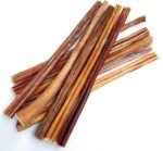 12 inch Standard Bully Sticks for Dogs - 10 Pack - All Natural, Single Ingredient, Dehydrated, Rawhide and Chemical Free, Fully Digestible Beef Dog Treats and Dental Chew Bones - Image 4