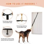 Interactive Dog Bungee Toy Rope Tug War for Pitbull Small Medium Large Dogs, Indoor/Outdoor Tree Hanging Toy for Exercise Solo Play,Spring Pole Interactive Toys with 3 Chew Rope - Image 5