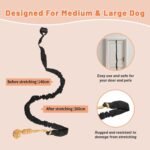 Interactive Dog Bungee Toy Rope Tug War for Pitbull Small Medium Large Dogs, Indoor/Outdoor Tree Hanging Toy for Exercise Solo Play,Spring Pole Interactive Toys with 3 Chew Rope - Image 7