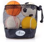 Chiwava 4 Pack 2.4" Squeak Latex Puppy Dog Toy Ball Sports Balls Sets Fetch Interactive Toy for Small Dogs - Image 7