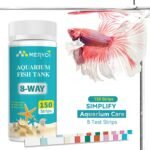 150 Aquarium Test Strips,8-Way Aquarium Ammonia Test Strips for Saltwater Freshwater Aquariums,Pond Fish Tanks, Aquarium Test Kit-Test pH, Alkalinity,Nitrate,Ammonia and More - Image 4