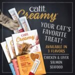 Catit Creamy Lickable Cat Treat, Healthy Cat Treat, Chicken & Liver, 12 Pack - Image 6