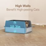 Zarler Stainless Steel Litter Box with Lid, Extra Large Cat Litter Box, XL Large Metal Litter Box for Big Cats with High Sided, Grey (Non-Sticky, Easy to Clean, Anti-Urine Leakage) - Image 7