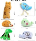 Cat Toys, Interactive Cat Toy for Indoor Cats, Soft and Durable Crinkle Sound Catnip Toys, Catnip Filled Mouse Cat Teething Chew Toy (Pack of 6) - Image 6