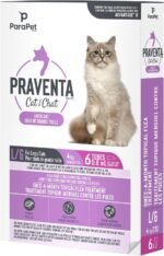 Parapet Praventa for Large Cats - 6 Tubes - Image 4