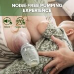 haakaa Manual Breast Pump for Breastfeeding, Silicone, Clear 4oz/100ml - Image 6