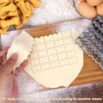 Dog Bone Crackers Cutter,25 Cavity Dog Cookie Cutter Small Animal Cookie Cutters for Baking,Biscuit Cutter Stainless Steel for Kids DIY,Bone Shaped Cookie Cutter for Treats - Image 4