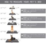 Washable Dog Bed Mat Crate Pad Soft Fluffy Pet Kennel Beds Dog Sleeping Mattress for Large Jumbo Medium Small Dogs, 42 x 28 Inch, Gray - Image 8
