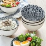 Japanese Style Ceramic Snack Bowls,10 Ounces Salad,Soup,Rice Bowl Set,Vintage Blue and White (Blue&White) - Image 6