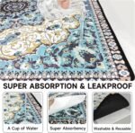 Washable Pee Pads for Dogs, 2 Super Absorbent Reusable Puppy Training Pads 18"x24" Quick Dry,Waterproof& Non-Slip Whelping Pads for Playpen,Whelping,Training,Travel,Housebreaking (18"x24"(Pack of 2)) - Image 4