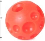 Omega Paw Tricky Treat Ball, Large, Treat Dispensing Dog Toy, Orange - Image 3