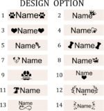 Stainless Steel Pet Bowls, Custom Name Dog & Cat Food Bowls, Non-Slip Easy-Clean Dish for Puppy, Small/Medium/Large Indoor Feeding, Detachable Design for Cats & Dogs（Pink） - Image 3