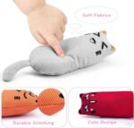 Legendog 5Pcs Catnip Toy, Cat Chew Toy Bite Resistant Catnip Toys for Cats,Catnip Filled Cartoon Mice Cat Teething Chew Toy - Image 6