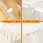 Extra Large Hamster Cage, 30 Inch Transparent Hamster Habitat for Syrian Hamsters, Gerbils & Mice, Clear Plastic Enclosure with Deep Base for Burrowing & Large Front Door, Sturdy PET Material - Image 7