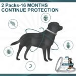 2 Pack Adjustable Collars for Dog, Prevention for 16 Months, Waterproof, 63.5cm for Small, Medium and Large Dogs, Over 7 Weeks Old Use - Image 3