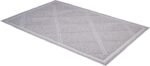 Amazon Basics Less-Mess Cat Litter Box Mat, 24 x 35 Inches, Grey - Image 5