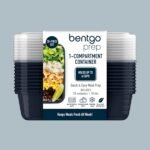 Bentgo Prep - 20-Piece 1-Compartment Reusable Meal Prep Containers with Lids, PFAS & BPA Free Materials, Durable, Microwave, Freezer, & Dishwasher Safe To Go Food Storage (Navy Blue) - Image 10