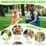 Set of 6 Dog Rope Toys, Dog Chew Ropes Made of Cotton & Hemp, Aggressive Chewers, Dog Rope Tug Pull Toy, Indestructible Dental Rope for Chewing and Teeth Cleaning, for Puppies, Small, Medium Dogs - Image 4