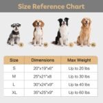 Dog Bed for Medium Dogs, Super Soft Rectangle Washable Dog Beds, Warming Furry Pet Bed with Removable Zipper Cover, Grey, 25 x 21 x 8inch, Suitable for Dogs Under 30lb - Image 8