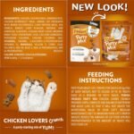 Friskies Party Mix Chicken Lovers Crunchy Cat Treats & Lil' Soups Wet Cat Food Complements, Chicken & Tuna Broth (4-Pack Variety) - Image 5