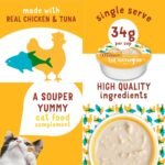 Friskies Party Mix Chicken Lovers Crunchy Cat Treats & Lil' Soups Wet Cat Food Complements, Chicken & Tuna Broth (4-Pack Variety) - Image 6