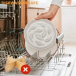 Slow Feeder Cat Bowl Raised with Stand, 16 cm Wide Elevated Ceramic Shallow Slow Eating Pet Bowl for Dry/Wet Food, Anti-Vomiting Cat Puzzle Feeder, Whisker Friendly, Dishwasher Safe (White) - Image 8