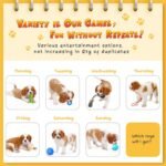 KIPRITII Dog Toys for Puppy Teething - 23 Pack Puppy Teething Toys for Boredom, Pet Dog Toothbrush Dog Toys with Rope Toys, Dog Treat Ball and More Squeaky Toy for Puppies and Small Dogs - Image 5