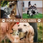 Safari Friends Dog Plush Toys, Soft, Washable & Durable, Interactive Squeaky Toys, Perfect for Small, Medium, & Large Breeds, Ensuring Endless Entertainment, 3 Pack Cute Dog Plushies - Image 3