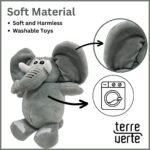 Safari Friends Dog Plush Toys, Soft, Washable & Durable, Interactive Squeaky Toys, Perfect for Small, Medium, & Large Breeds, Ensuring Endless Entertainment, 3 Pack Cute Dog Plushies - Image 5