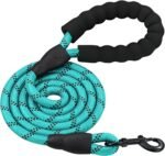 Dog Leashes for Large Medium and Small Dogs,Laisse Pour Chien with Comfortable Padded Handle,Heavy Duty Dog Leads(1/2in x 6Ft,Turquoise and Turquoise(2-Pack)) - Image 3
